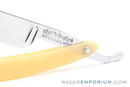 11/16" Dubl Duck Pearlduck Special No1 Straight Razor Solingen, Germany