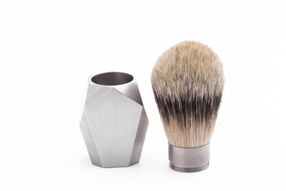 REX Supply Co. Deco Stainless Steel Shaving Brush