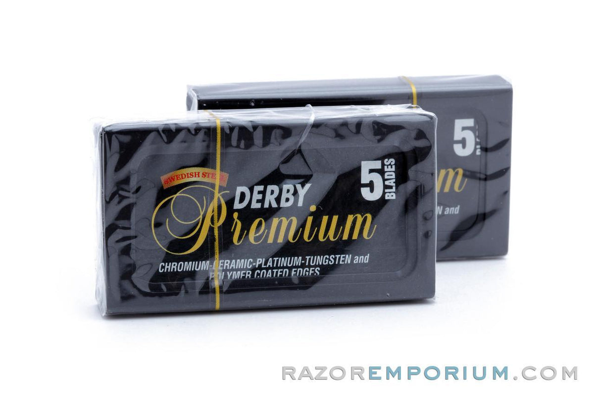 Derby Razor Barcode Derby Premium Platinum Double Edge (DE) Razor Blades – Razor Emporium