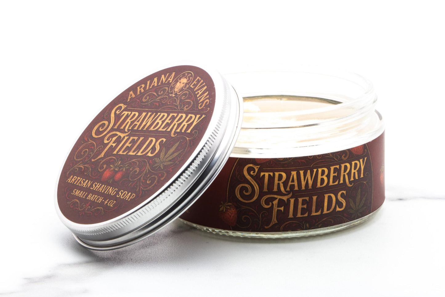 Ariana & Evans | Strawberry Fields Artisan Shaving Soap