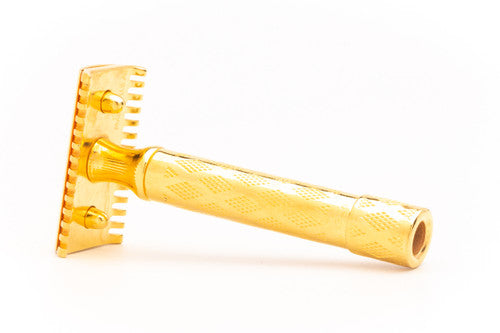 1921 Gillette New Improved Standard DE Safety Razor | 24K Gold Revamp