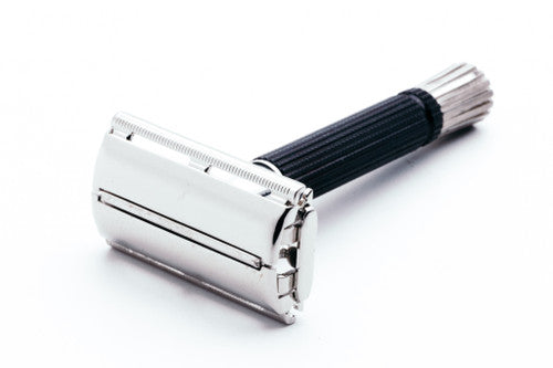 1966 Gillette Black Handle DE Super Speed Safety Razor L4 | Nickel Revamp