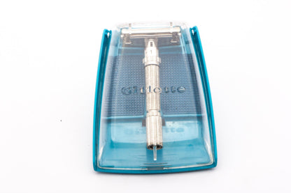 1965 K2 Gillette Slim Adjustable Safety Razor Set | Original Condition
