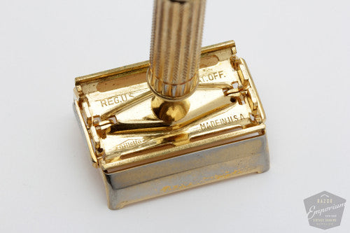 1946-47 Gillette Aristocrat Double Edge Razor Set