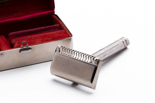 1930's Ever Ready 1912 Style Single Edge Safety Razor in Metal Case ...