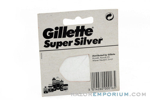Gillette Super Silver Double Edge (10) - New Old Stock (NOS) Razor Blades