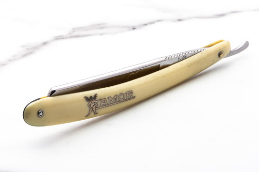 3/16" Vintage Restored Amor Straight Razor