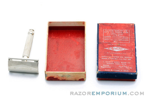 1947-51 Gillette Ball End Tech DE Safety Razor