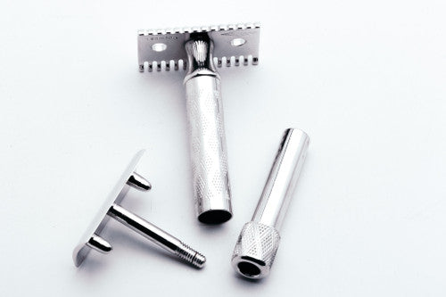 Gillette New Improved Standard Criterion Bostonian DE Safety Razor - Rhodium Revamp