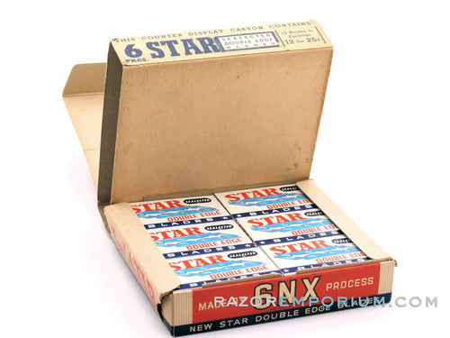 Star Double Edge Blades w/ Box - New Old Stock (NOS) Razor Blades