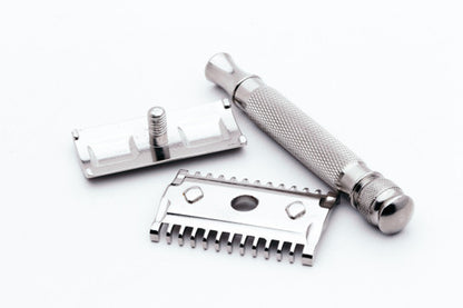 1930s Gillette Goodwill DE Safety Razor | Factory Nickel Revamp