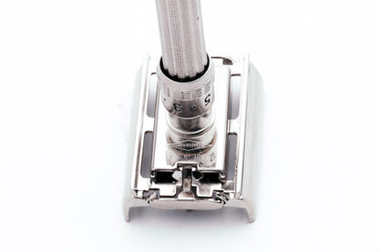 1965 Gillette Slim Adjustable Safety Razor Nickel Revamp