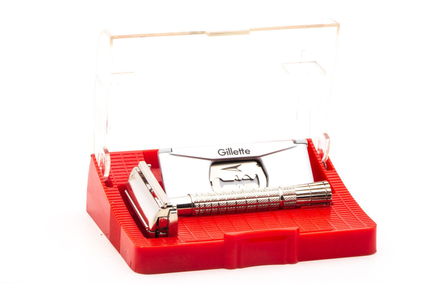 1955 A1 Gillette Flare Tip Super Speed Double Edge Safety Razor Set | Original Condition