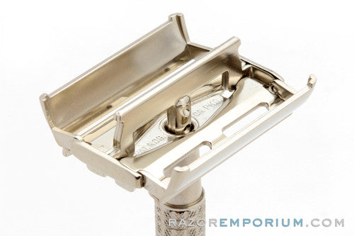 1955 Gillette Regular Flare Tip DE Super Speed | Nickel Revamp