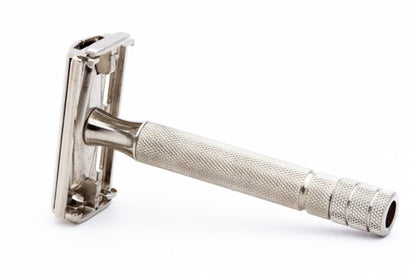 1954 Z4 Gillette Super Speed Double Edge Safety Razor | Factory Nickel Revamp