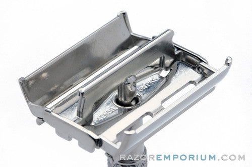 1954 Gillette TTO  Flare Tip DE Safety Razor | Factory Nickel Revamp