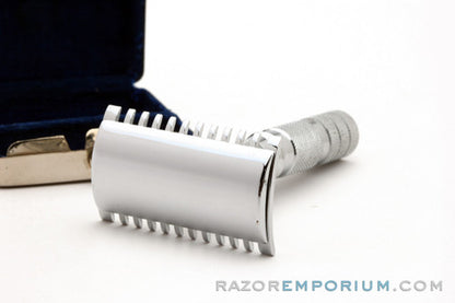 1960's Hoffritz Travel Open Comb Double Edge Safety Razor