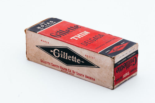 200 Gillette Delgada Thin - Made in Argentina - Double Edge Razor Blades