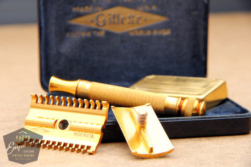 Gillette 102 Razor Gillette 1930's Regent Long Comb NEW Doube Edge Safety Razor – Razor ...