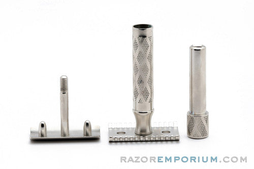 1922 Gillette New Improved Richwood Safety Razor Set | Factory Nickel Revamp