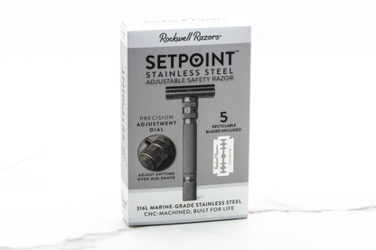 Rockwell Razors | SETPOINT Stainless Steel Adjustable Safety Razor