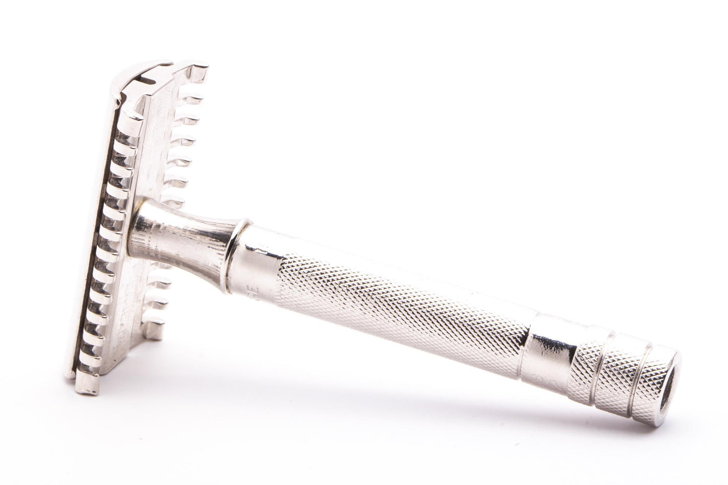 1933 Gillette New No77 Aristocrat Open Comb Double Edge Razor | Rhodium Revamp