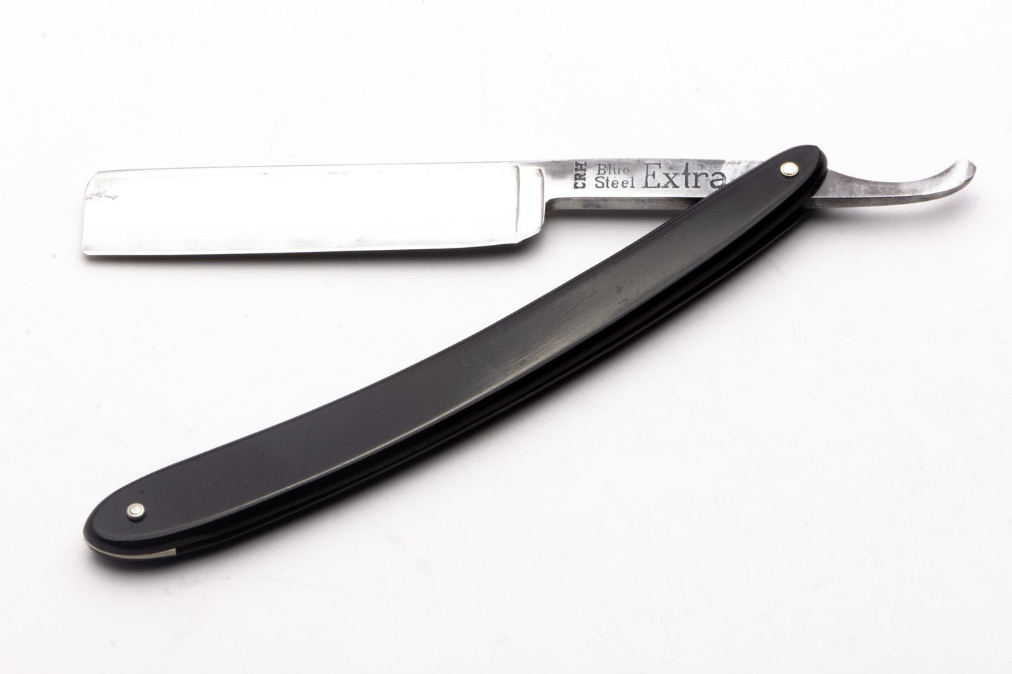 5/8" Vintage Restored H&H Blue Steel Extra Straight Razor