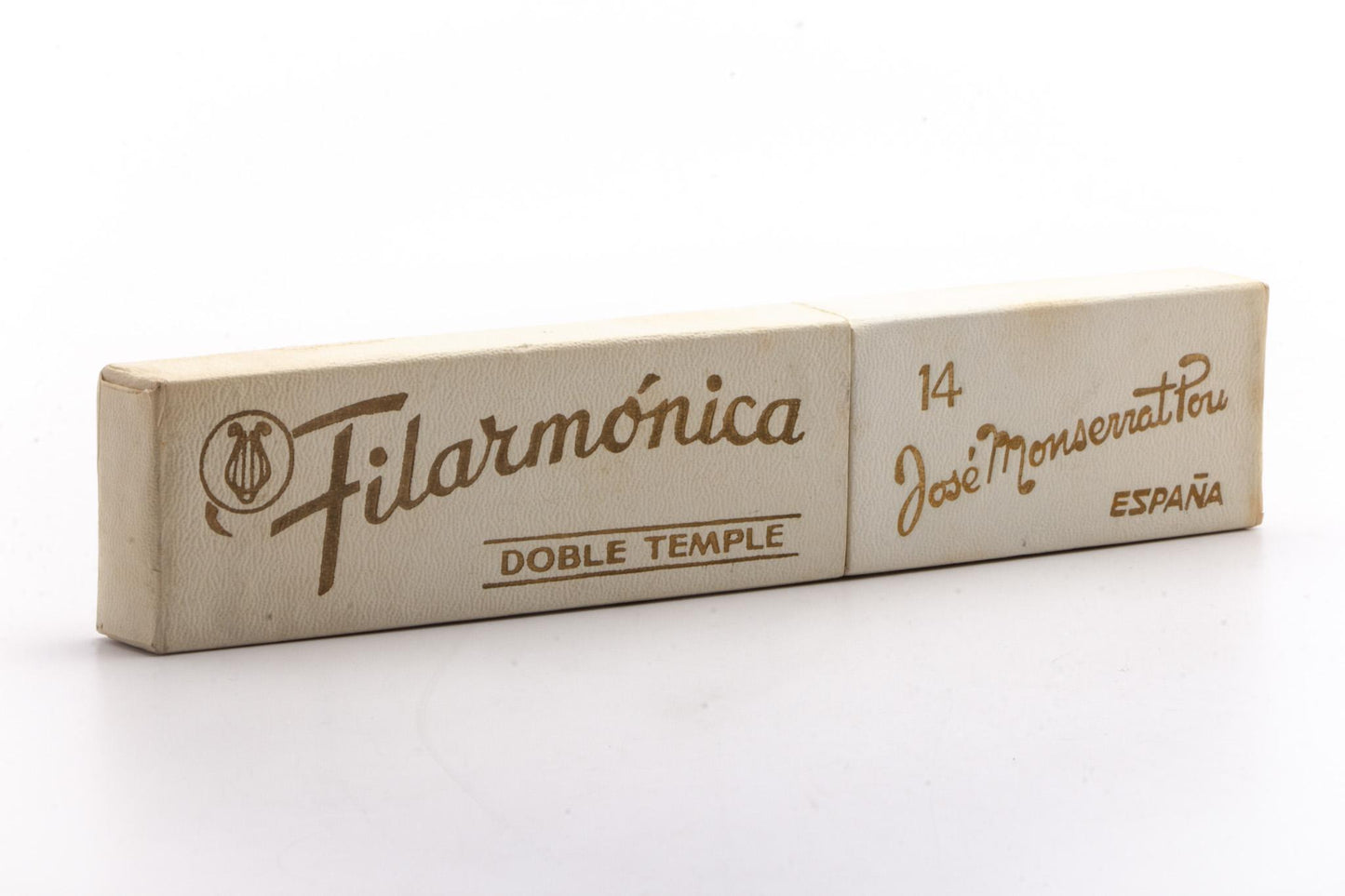 7/8" Filarmonica 14 Doble Temple Jose Monserrat Pou Straight Razor