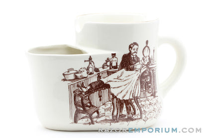 Burleigh Ironstone Staffordshire, England Shaving Scuttle
