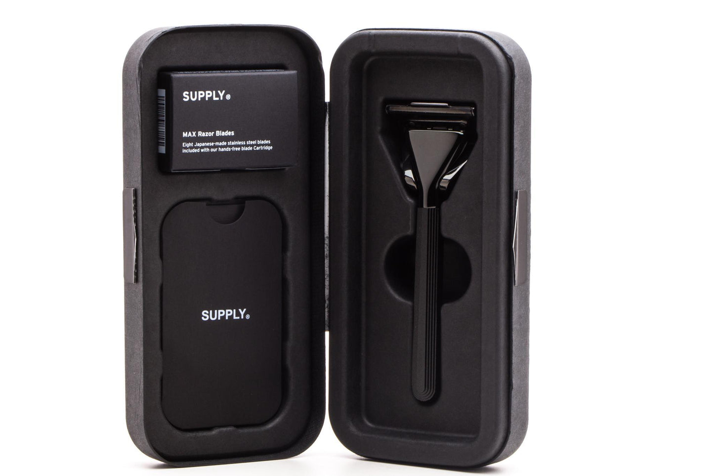 Supply | The Single Edge Max Jet Black Safety Razor - Pre Owned