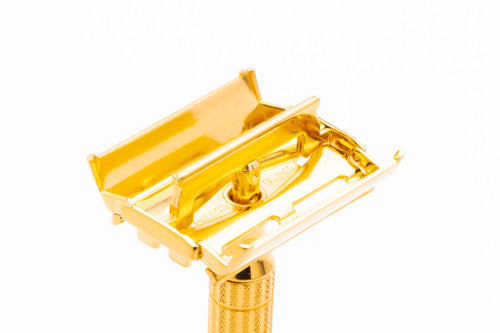 1951 Gillette Aristocrat Double Edge Safety Razor  W2 | 24k Gold Revamp