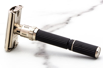 1971 R2 Gillette Super Adjustable 84 Double Edge Safety Razor | Factory Nickel Revamp