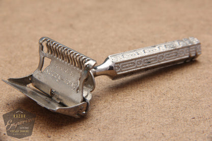 Ever-Ready 1912 Style Single Edge Safety Razor in Chrome Case