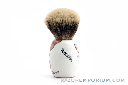 PantaRei Karpa Koi Silvertip Badger Shave Brush- Pre-Owned