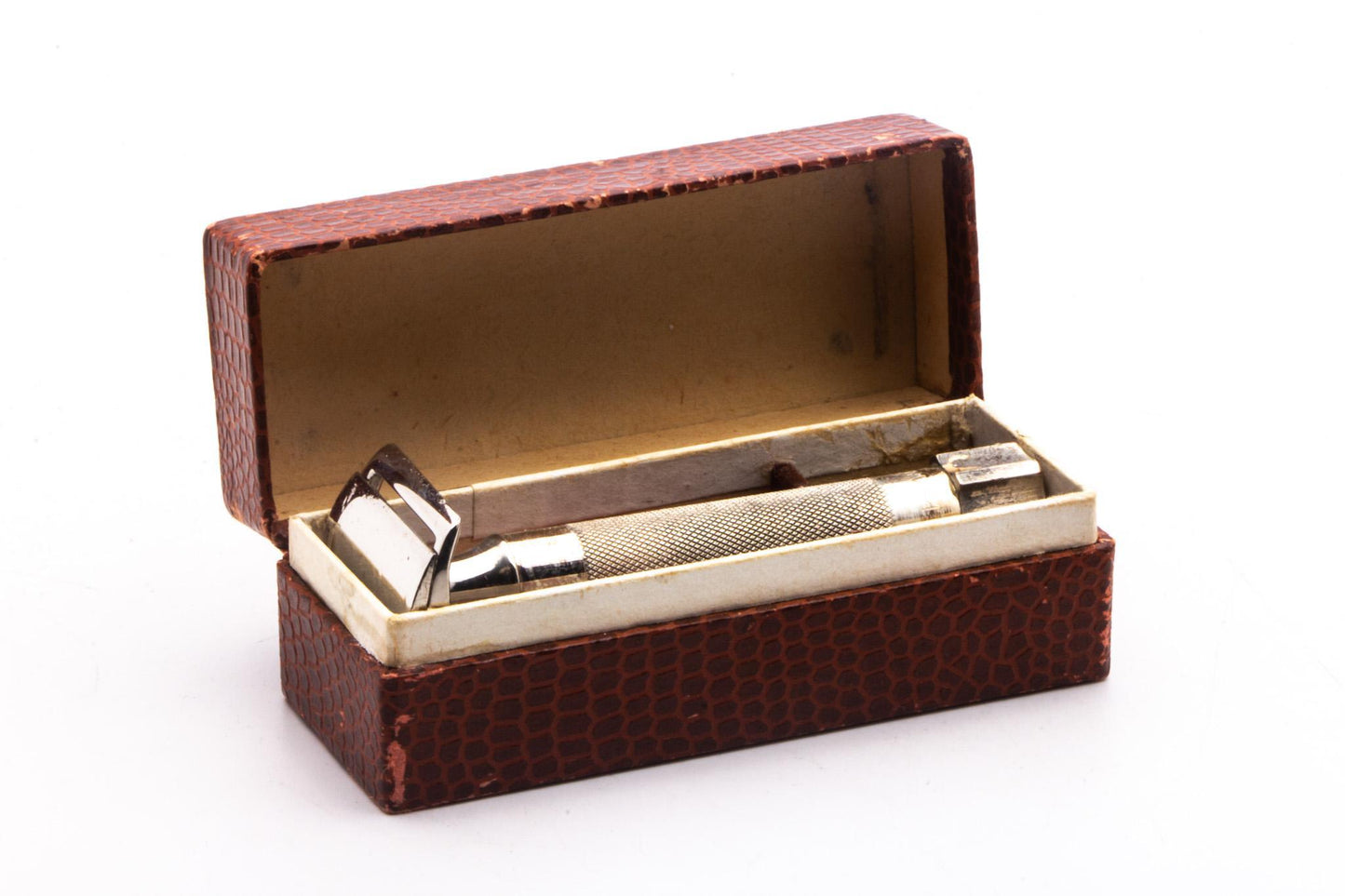 1960s EMIR Travel Mustache Razor Set | Original Condition