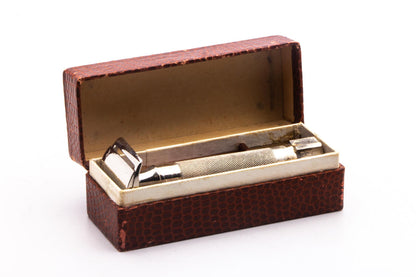 1960s EMIR Travel Mustache Razor Set | Original Condition