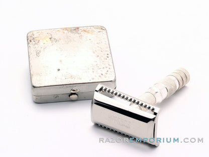 1960's Hoffritz Travel Slant Double Edge Razor
