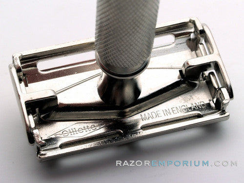 1950's Gillette English Rocket HD Safety Razor | Made in England | Factory Nickel Revamp