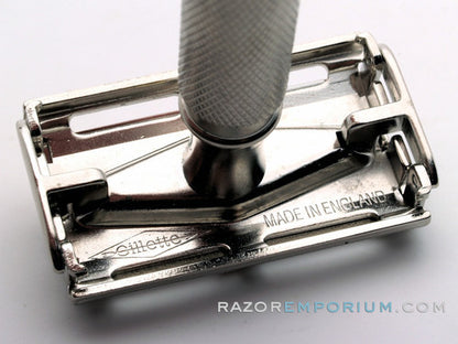 1950's Gillette English Rocket HD Safety Razor | Made in England | Factory Nickel Revamp