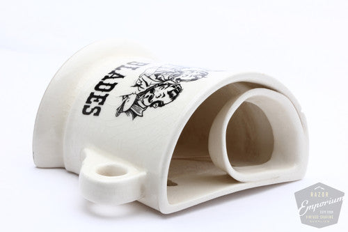 Gay Old Blades Ceramic Shaving Mug - Goms of California