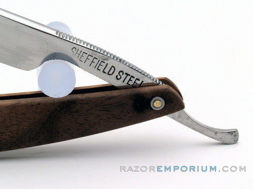 5/8" English Steel Straight Razor w/ Black Walnut Scales | Sheffield, England