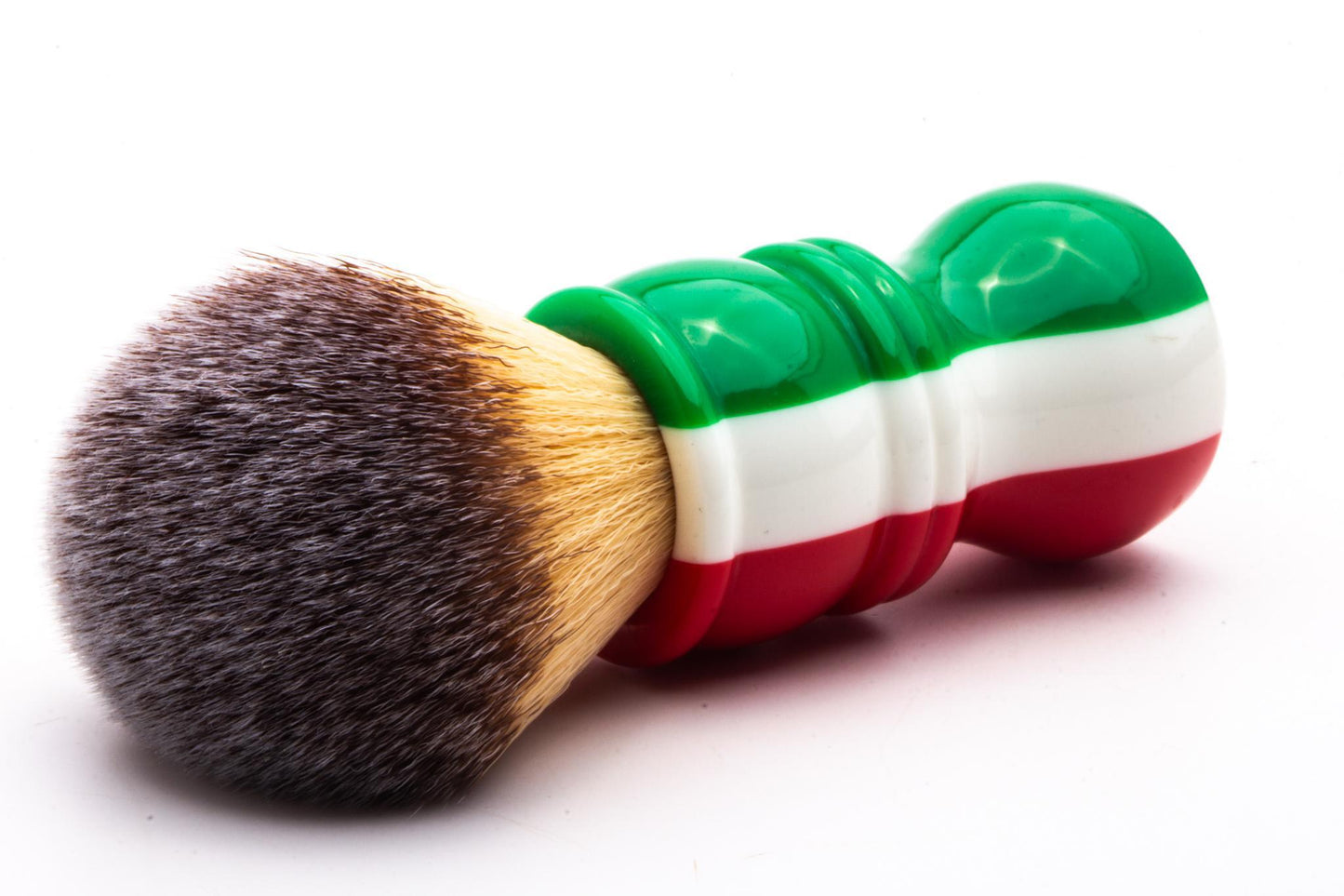 RazoRock | Italian Barber Italian Flag Plissoft Synthetic Shaving Brush - 24mm
