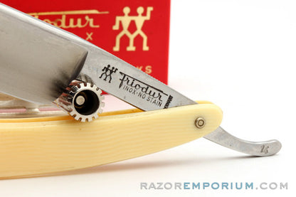 13/16" J.A. Henckels Friodur Hollow Ground Straight Razor | Solingen, Germany