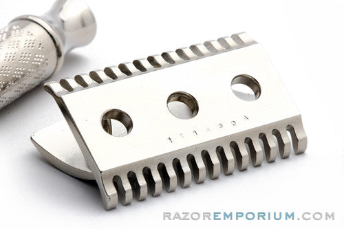 1921 Gillette New Improved Tuckaway DE Safety Razor | Factory Nickel Revamp