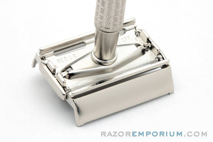 1960 Gillette Flair Tip Double Edge Super Speed Safety Razor Factory Nickel Revamp A3