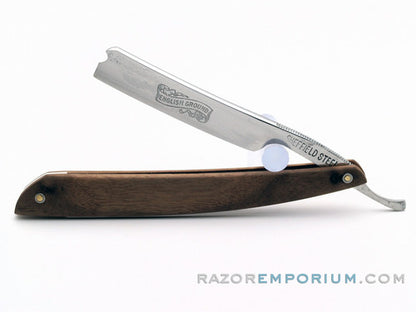 5/8" English Steel Straight Razor w/ Black Walnut Scales | Sheffield, England