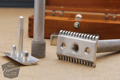 1920 Gillette Big Fellow DE Safety Razor Nickel Revamp