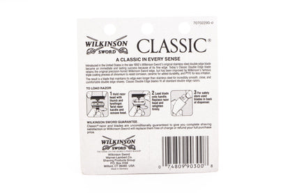 1980's Wilkinson Sword Co. Vintage Stainless DE Blades in Dispenser | New Old Stock