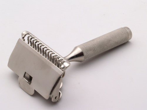1930's Gem 1912 Style Single Edge Safety Razor | Factory Nickel Revamp