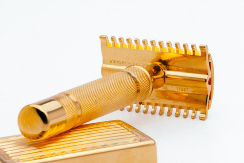 1930's Gillette NEW Bostonian Set 24K Revamp